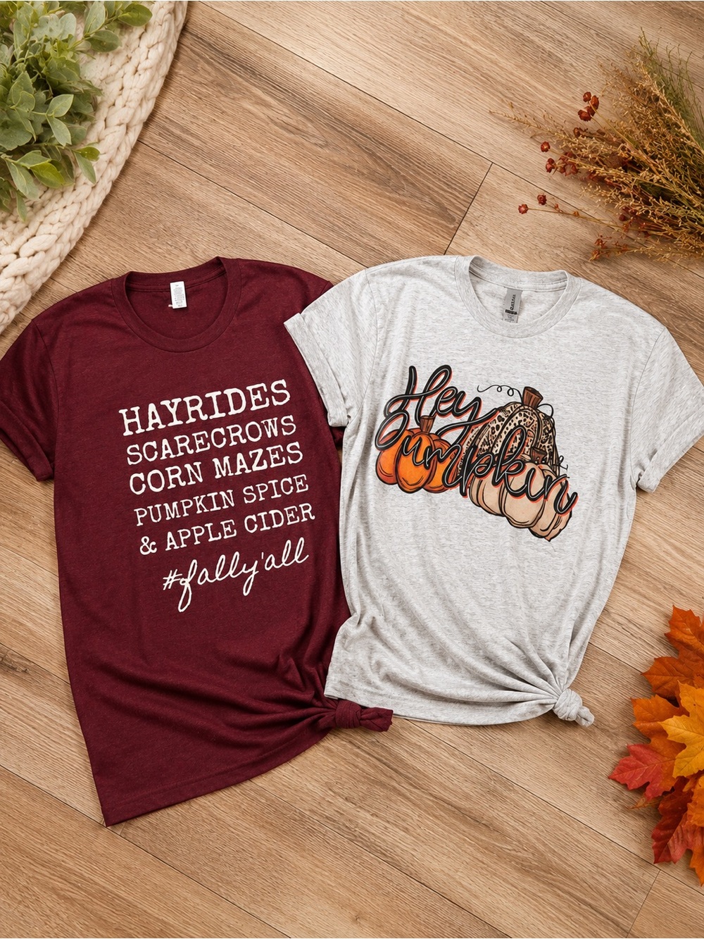 Fall hello pumpkin tees